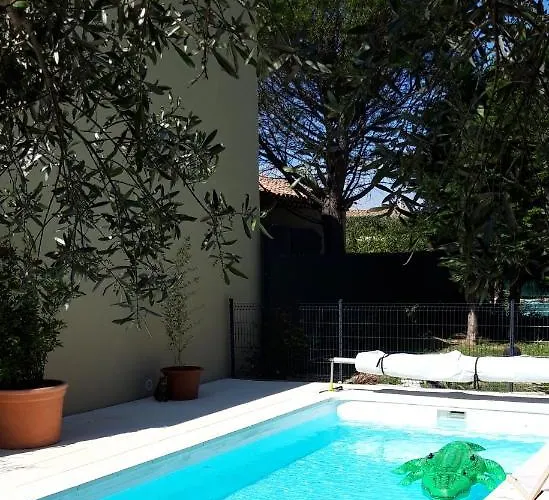 Charme Provencal - T2 Terrasse Et Piscine Estivale Blauzac (Gard)